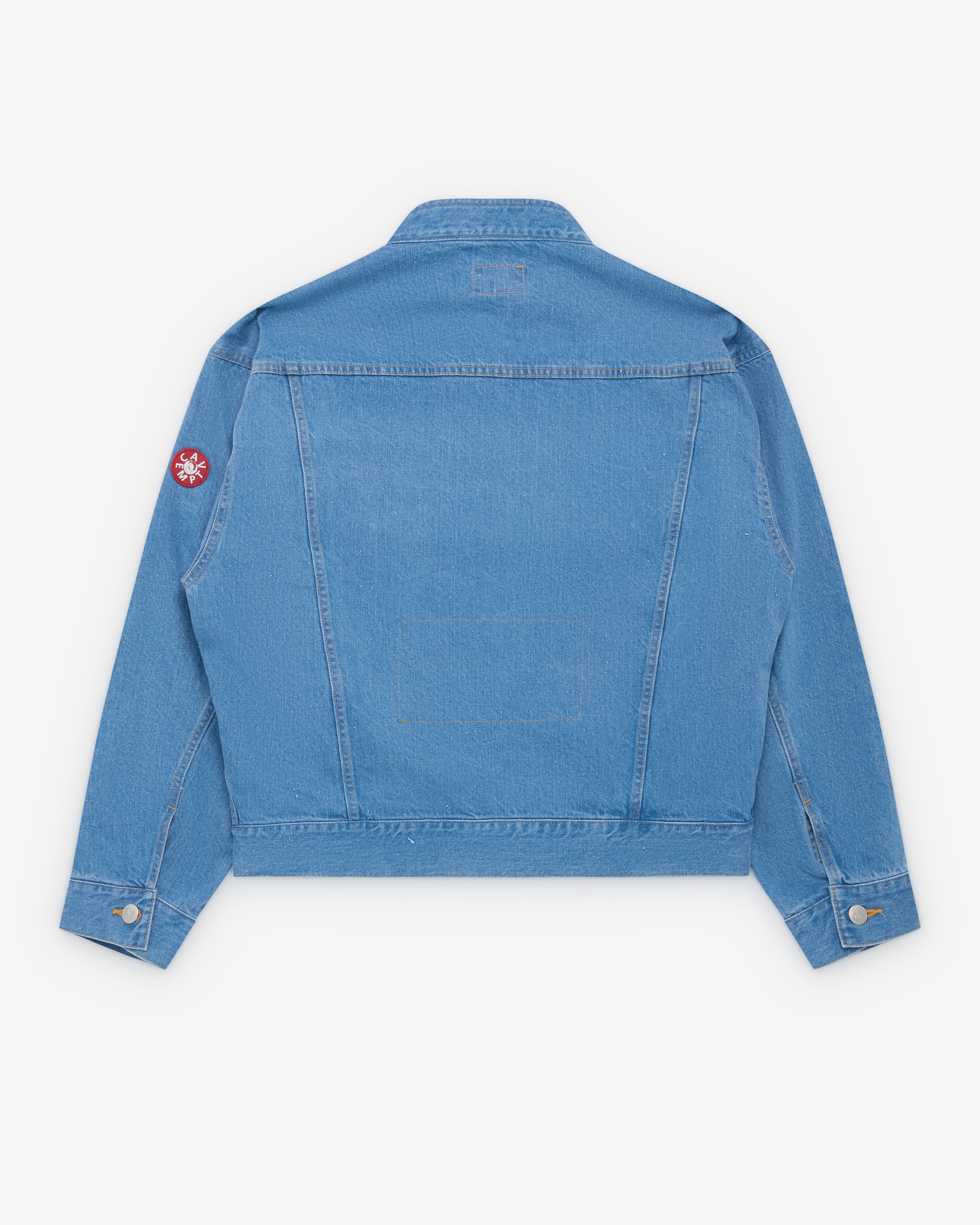 Cav Empt: Men's 1992 Denim Trucker Jacket (Indigo) | Dover Street