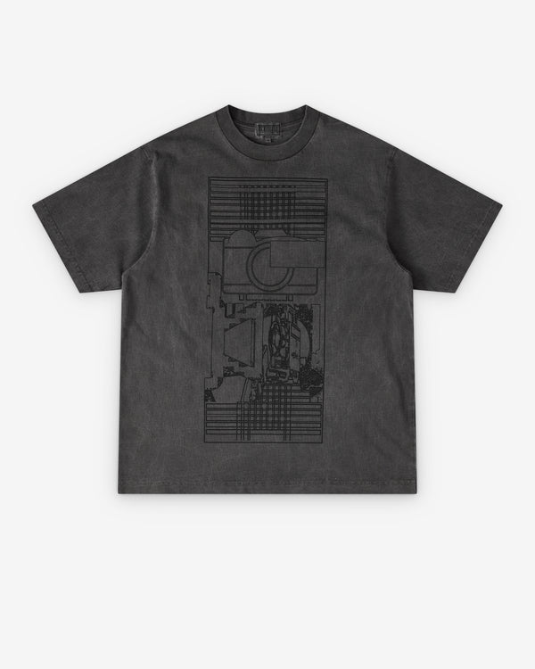 Cav Empt - Men's Overdye Md The Camera T-Shirt - (Charcoal)