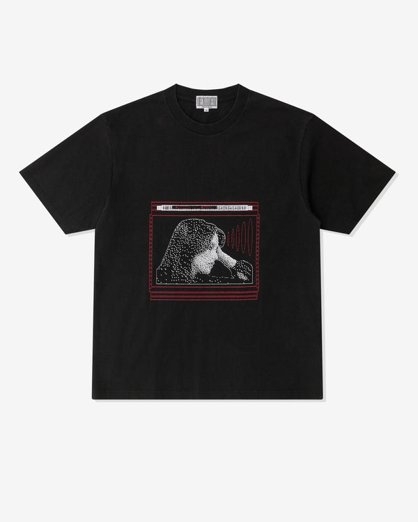 Cav Empt - Men's Washed Pixel Flame T - (Black)