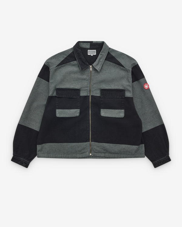 Cav Empt - Men’s Overdye Stripe Short Shirt Jacket - (Grey)