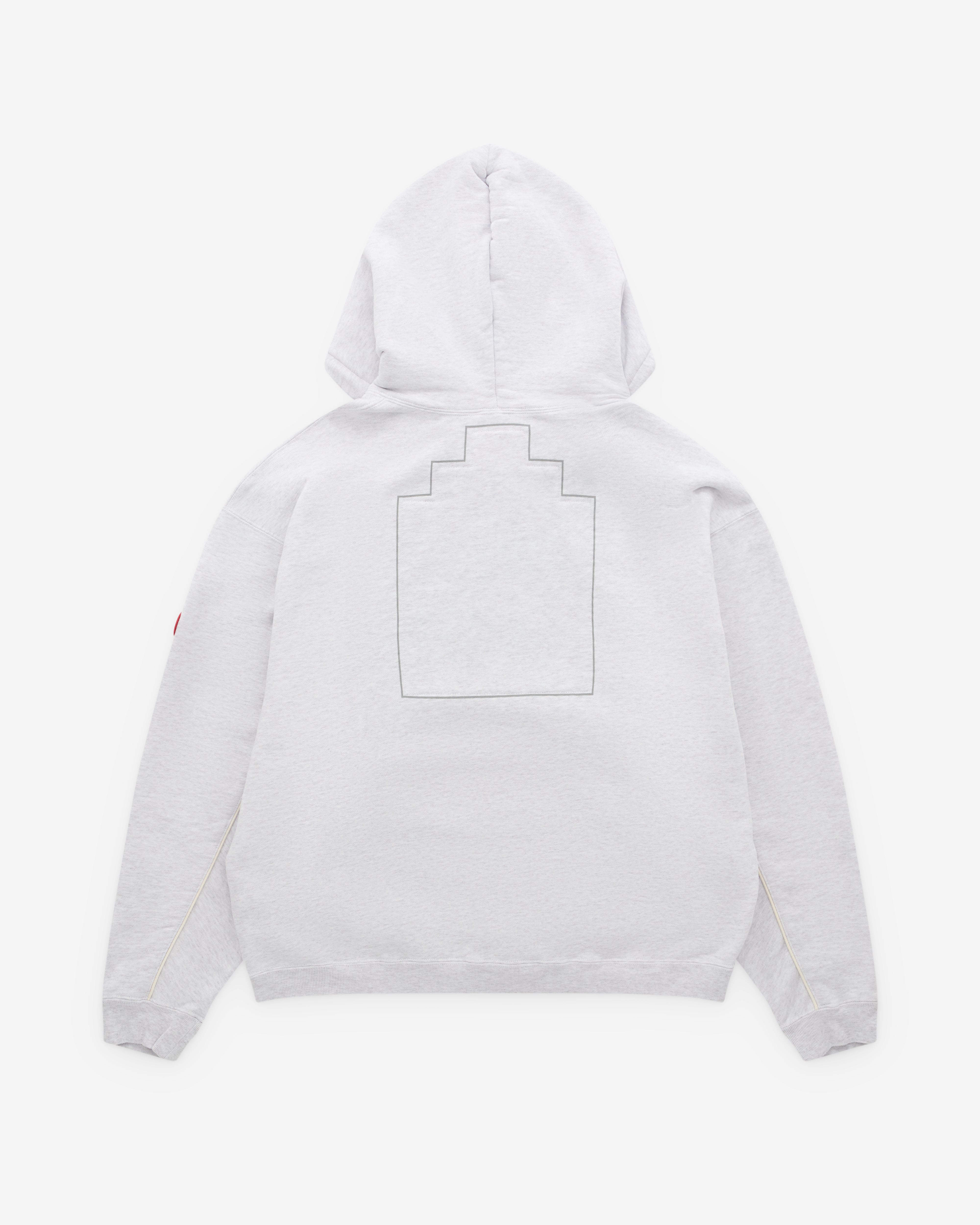 Cav Empt: Men's Solid Loose Zip Hoody (Grey) | DSML E-SHOP