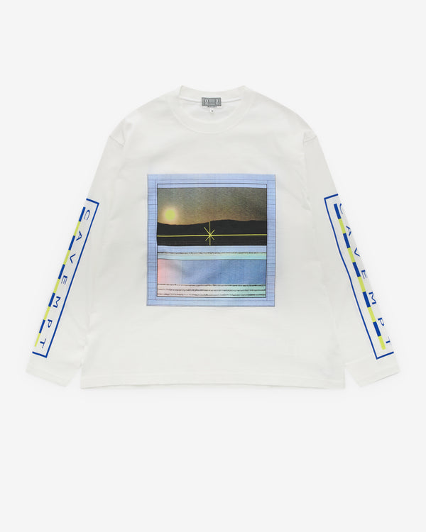 Cav Empt - Men’s Sky 360 Long Sleeve T-Shirt - (White)