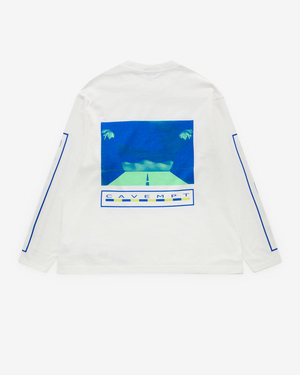 Cav Empt - Men’s Sky 360 Long Sleeve T-Shirt - (White)