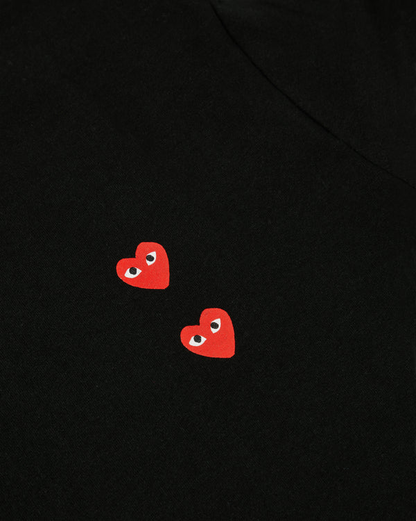 Play - Multi Red Heart Longsleeve T-Shirt - (Black)