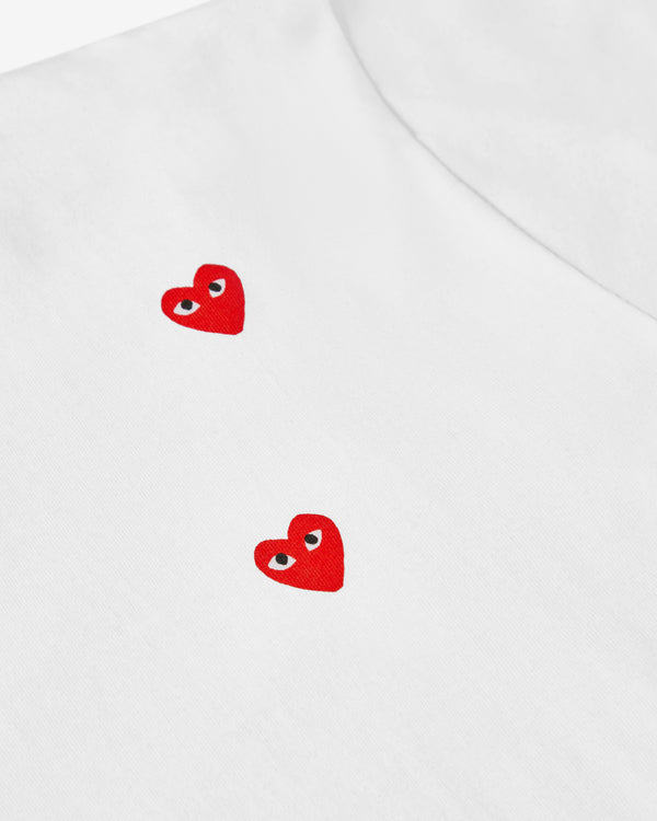 Play - Multi Red Heart Logo T-Shirt - (White)