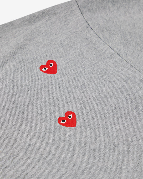 Play - Multi Red Heart Logo T-Shirt - (Grey)