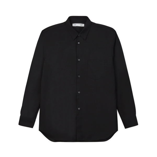 CDG Shirt Forever - Classic Wool Shirt - (Black)