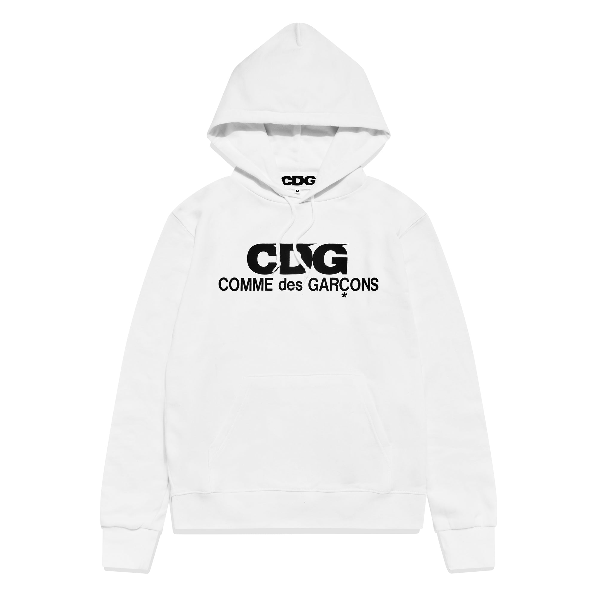 CDG - Logo Hooded Sweatshirt - (White) view 1