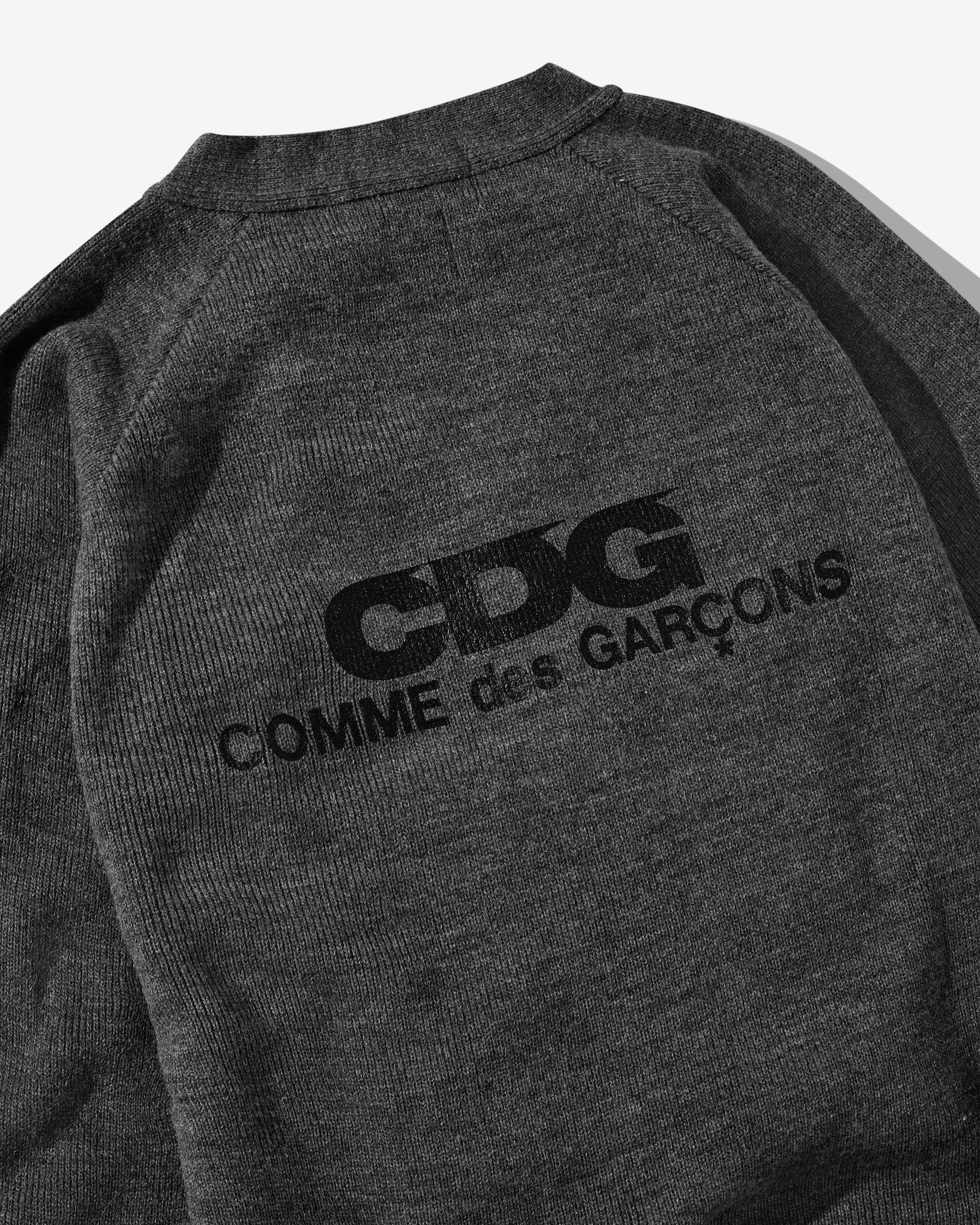 CDG - Logo School Cardigan - (Grey)