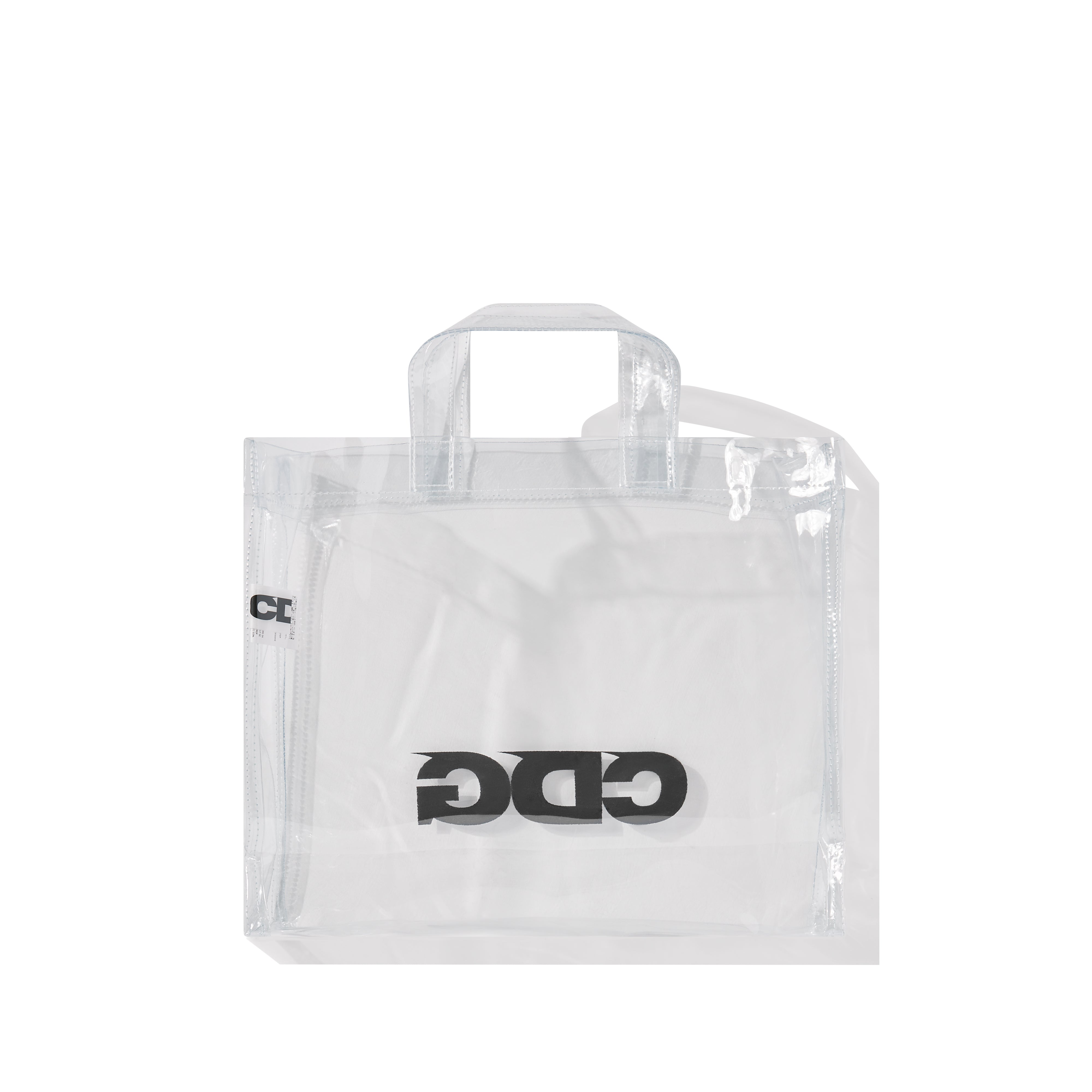 Comme des garcons store transparent bag