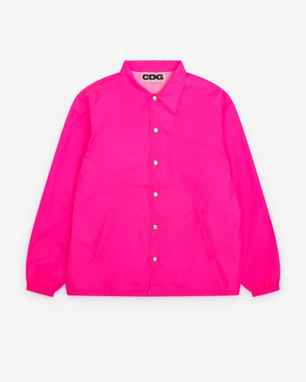 CDG - Fluorescent Windbreaker - (Pink/White)