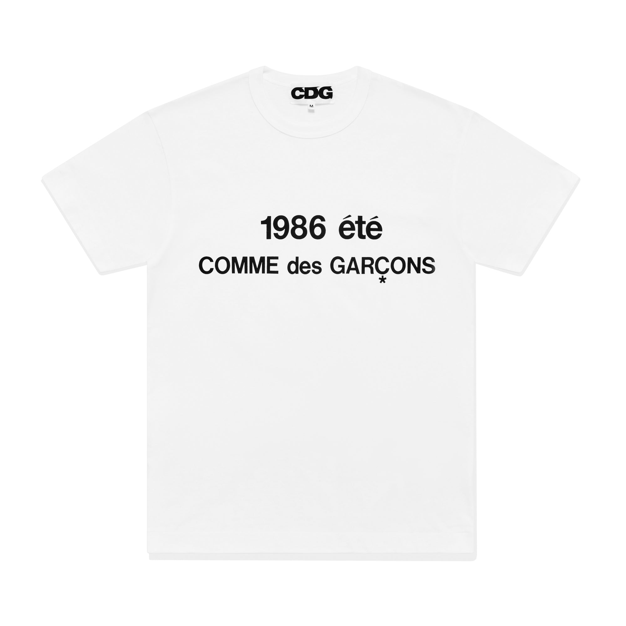 CDG: 1986 Comme des Garçons T-Shirt (White) | DSML E-SHOP