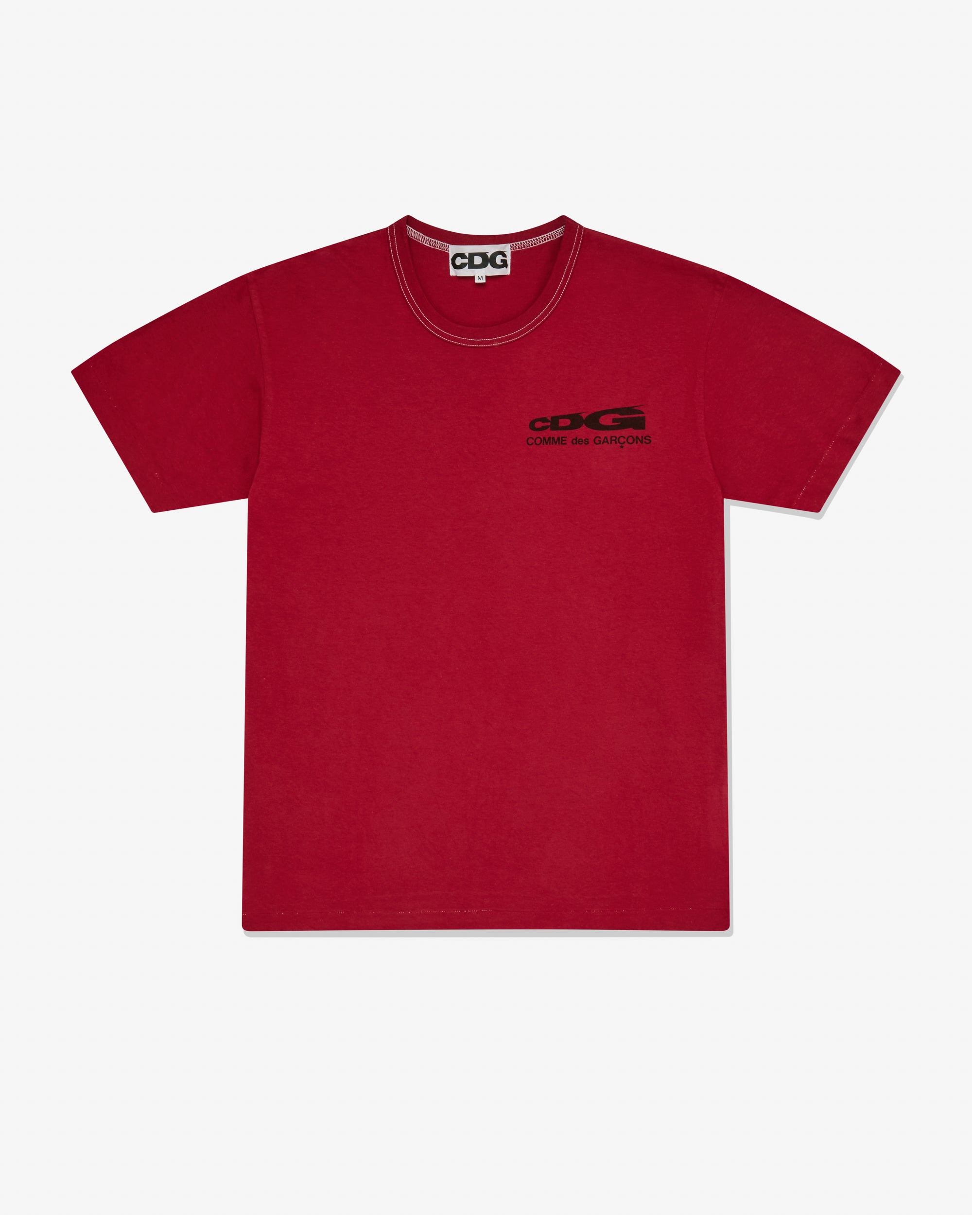 CDG Overdyed Logo T-Shirt (Red) - Main Image