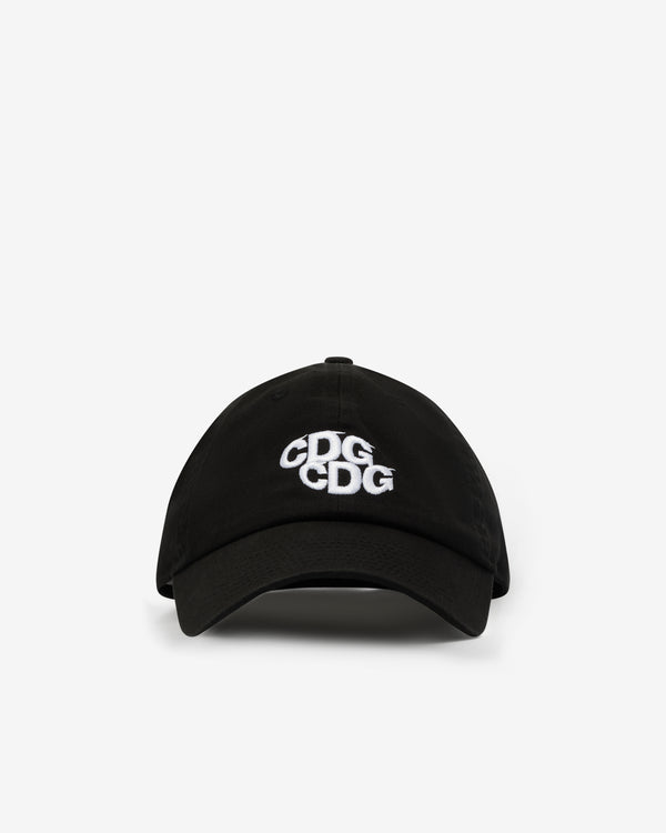 CDG - Double Logo Cap - (Black)