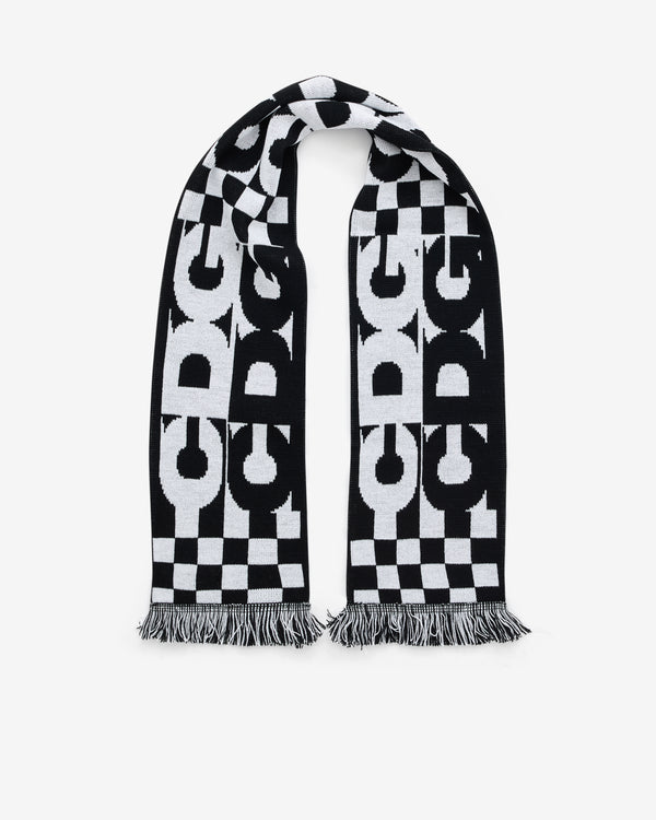 CDG - Checkerboard Scarf - (Black/White)