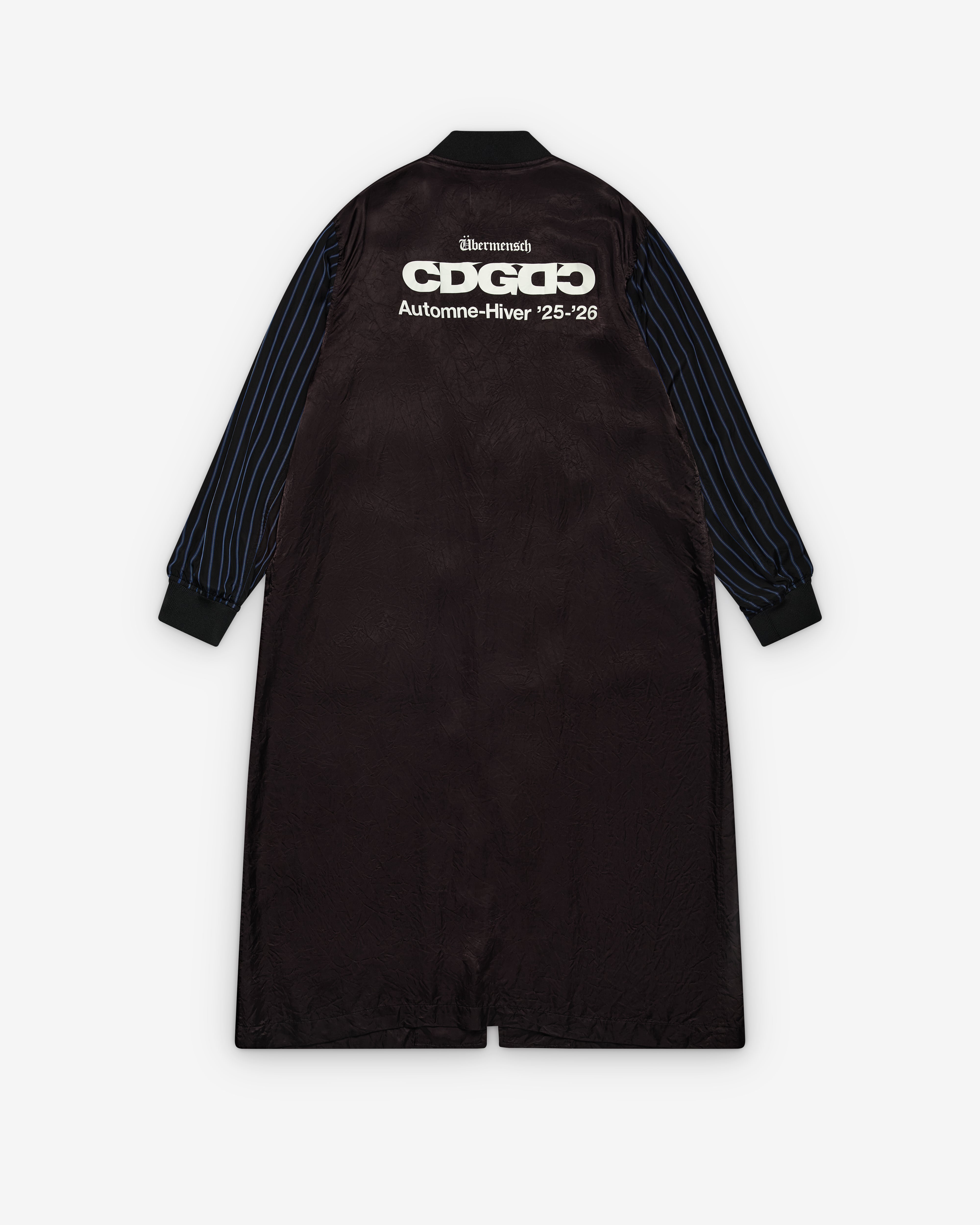 CDG: G-DRAGON Übermensch Longline Bomber Jacket (Black) | DSML E-SHOP