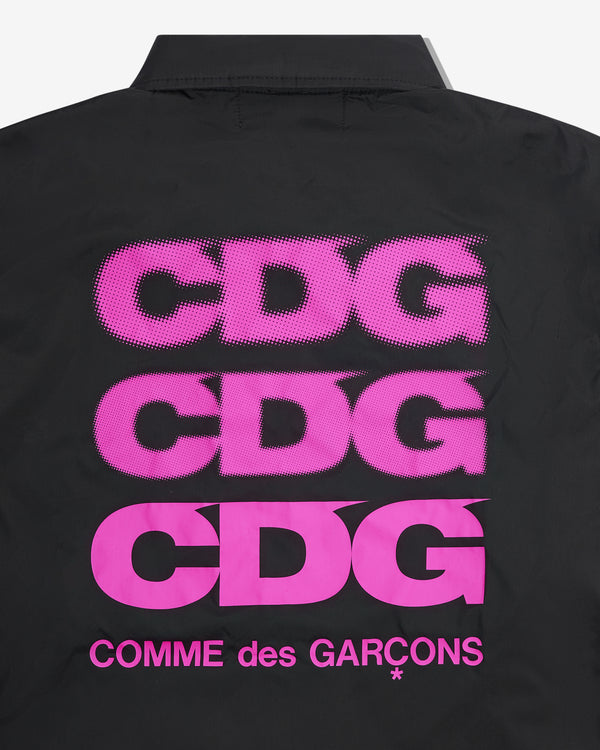 CDG - Fluorescent  Windbreaker - (Pink/Black)