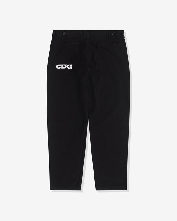 CDG -  Polyester Twill Tapered Trousers - (Black)