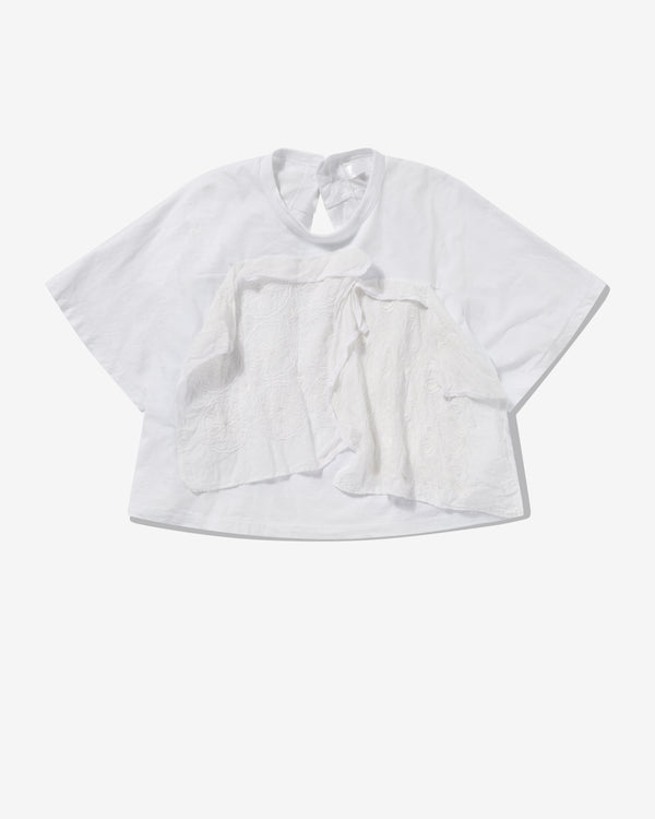 Tao - Women's Ruffled T-Shirt - (White)