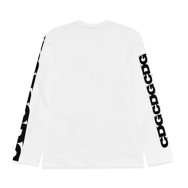 CDG - Long Sleeve T-Shirt - (White)