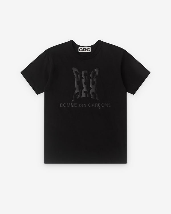 CDG - Wave Logo T-Shirt - (Black)