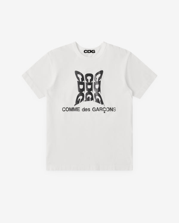 CDG - Men's Wave Logo T-Shirt - (White)