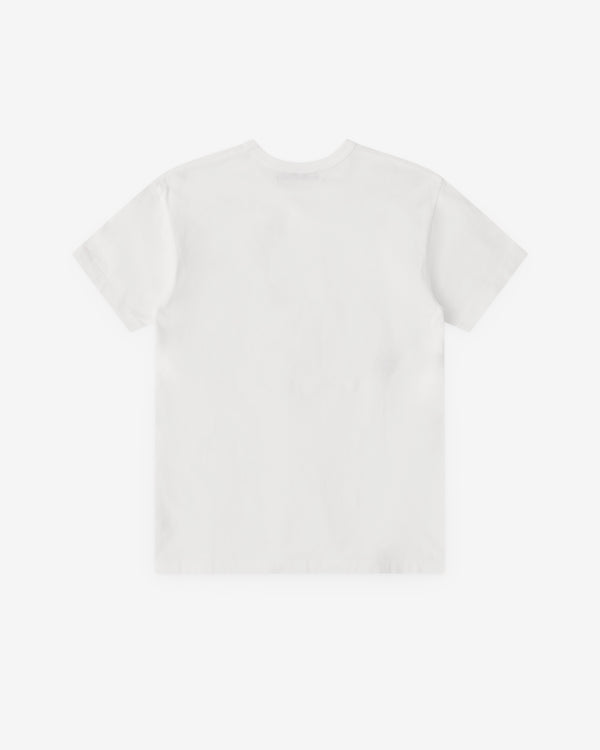 CDG - Pink Logo T-Shirt - (White)