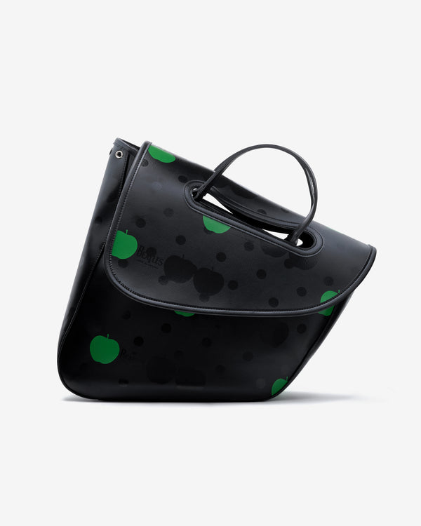 CDG Beatles - Small Apple & Polka Dot Bag - (Black)