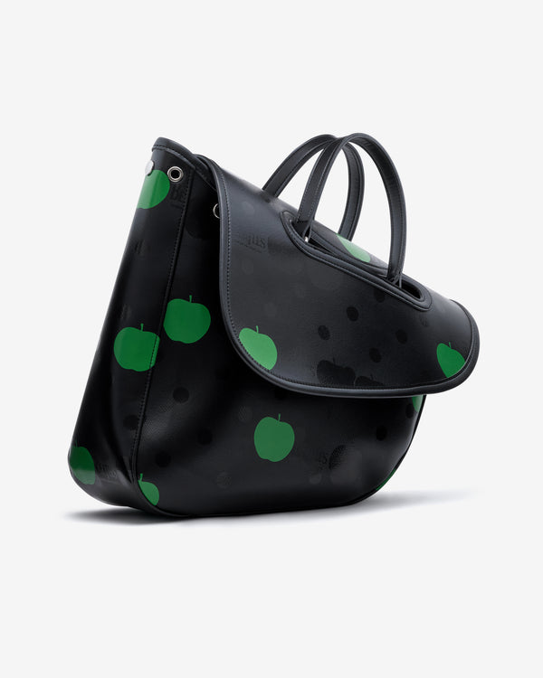 CDG Beatles - Medium Apple & Polka Dot Bag - (Black)