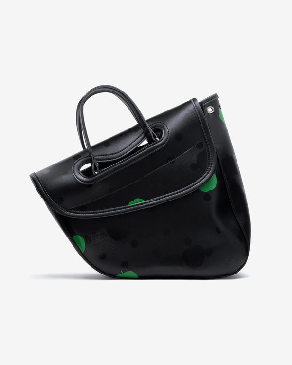 CDG Beatles - Medium Apple & Polka Dot Bag - (Black)