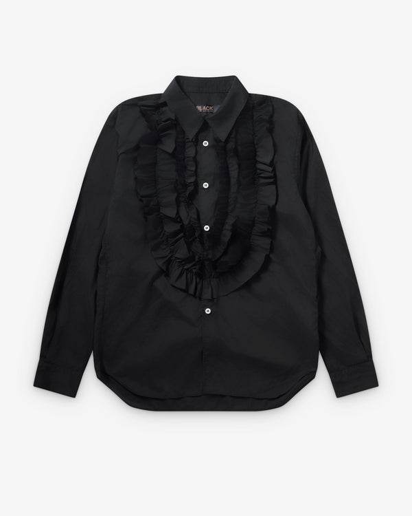 Black Comme des Garçons - Ruffle Shirt - (Black)