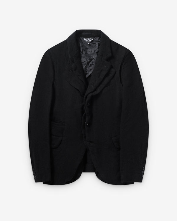 Black Comme des Garçons - Double Layer Wool Blazer - (Black)