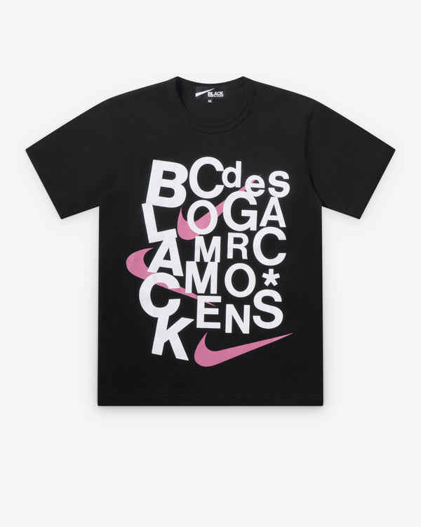 Black Comme des Garçons - Nike Stacked Logo T-Shirt - (Black)
