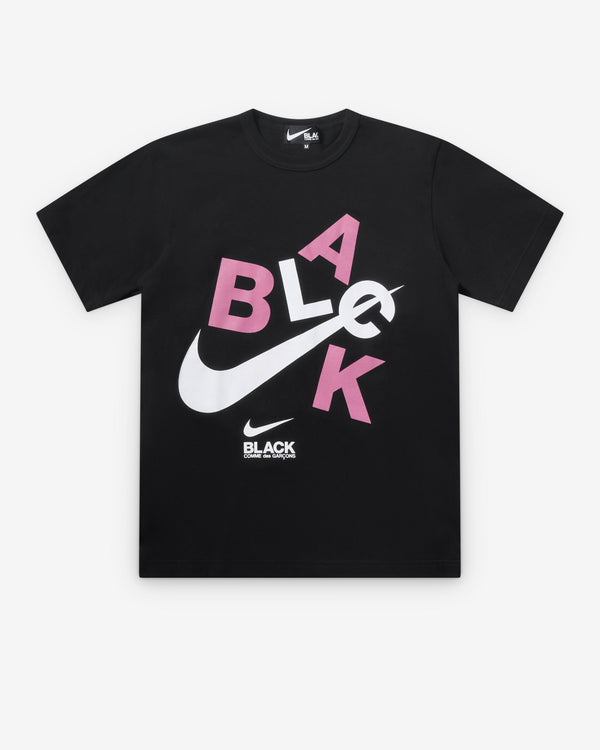 Black Comme des Garçons - Nike Stacked Logo T-Shirt - (Black)