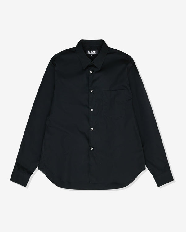 Black Comme des Garçons - Unisex Cotton Shirt - (Black)