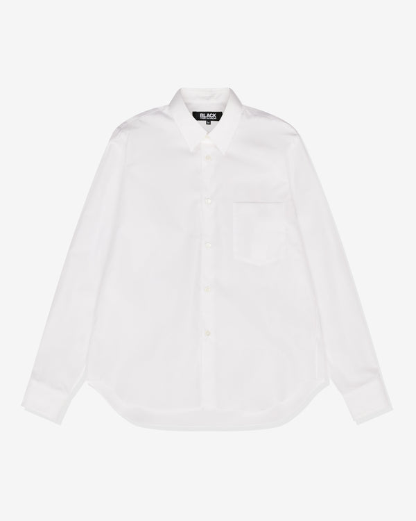 Black Comme des Garçons - Unisex Cotton Shirt - (White)