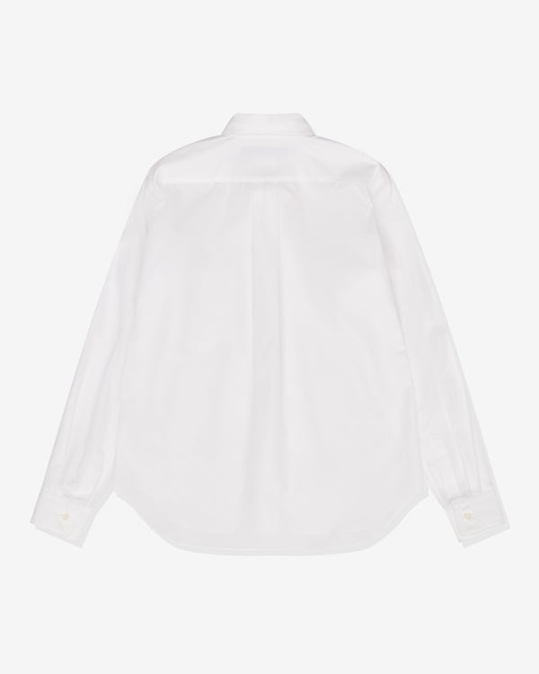 Black Comme des Garçons - Unisex Cotton Shirt - (White)