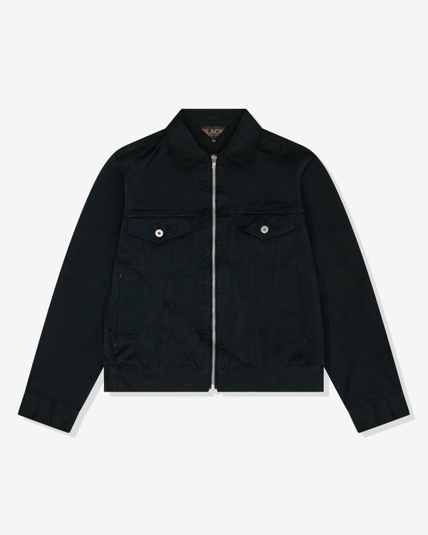 Black Comme des Garçons - Unisex Trucker Jacket - (Black)