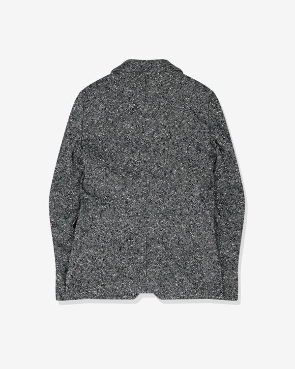 Black Comme des Garçons - Unisex Tweed Nep Jacket - (Black/White)