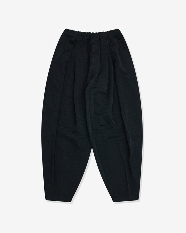 Black Comme des Garçons - Unisex Check Balloon Trousers - (Black)