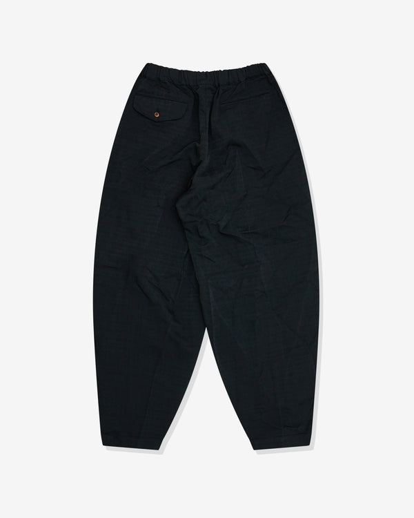 Black Comme des Garçons - Unisex Check Balloon Trousers - (Black)