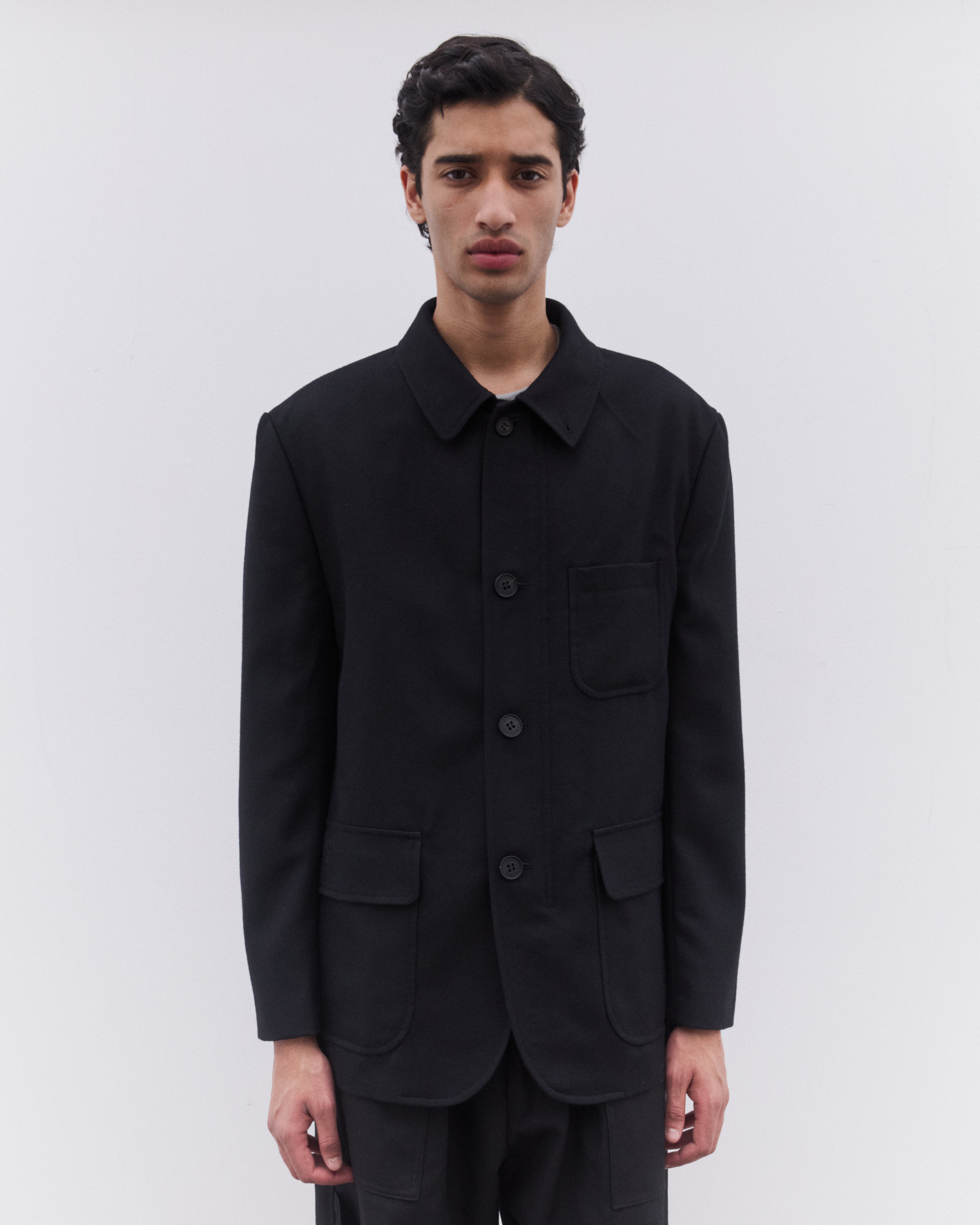 CDG Homme: Men's Work Jacket (Black) | DSML E-SHOP