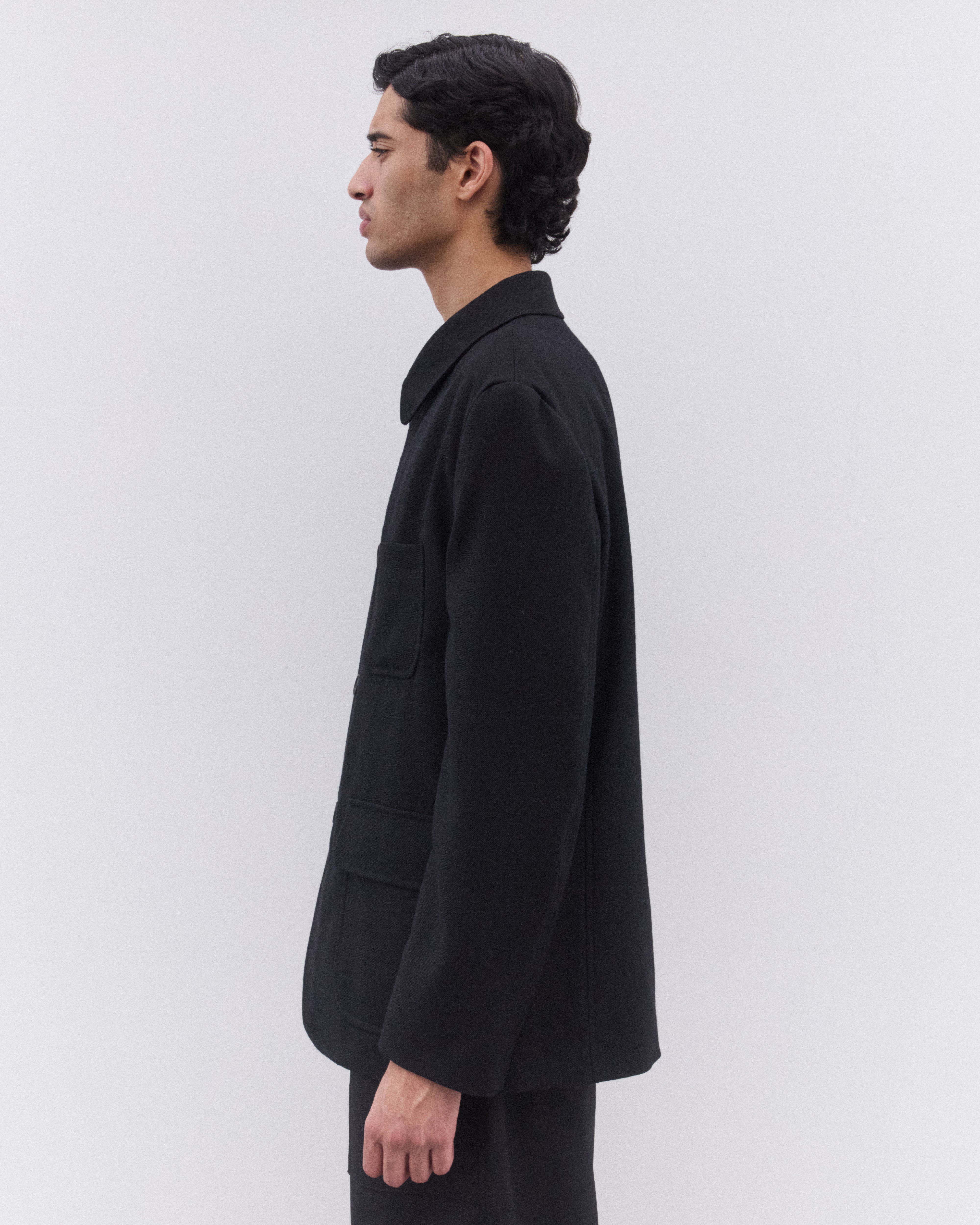 CDG Homme: Men's Work Jacket (Black) | Dover Street Market London