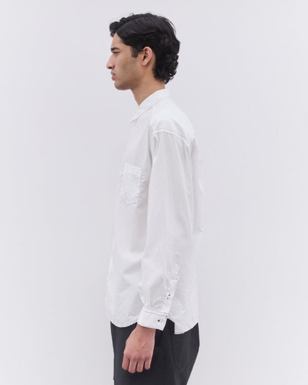 CDG Homme - Men’s Topstitch Shirt - (White)