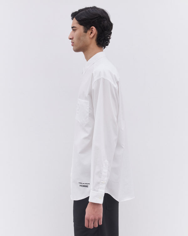 CDG Homme - Men’s Logo Shirt - (White)