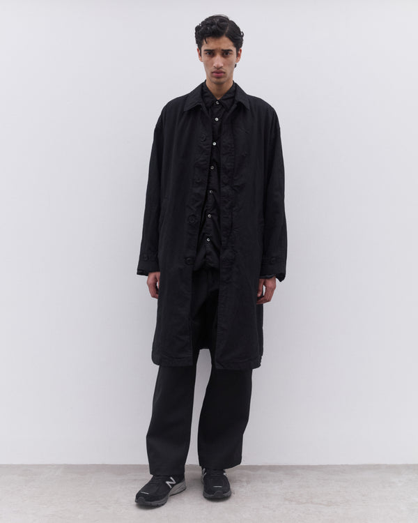 CDG Homme - Men’s Garment Dyed Coat - (Black)