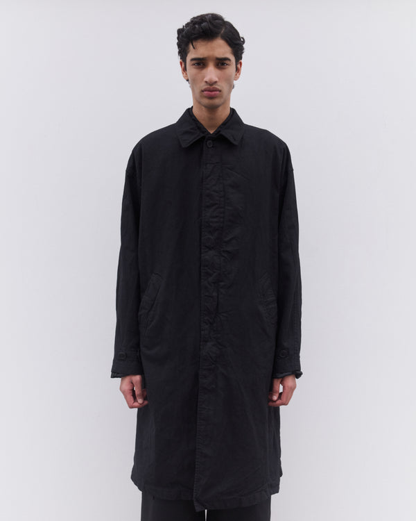 CDG Homme - Men’s Garment Dyed Coat - (Black)