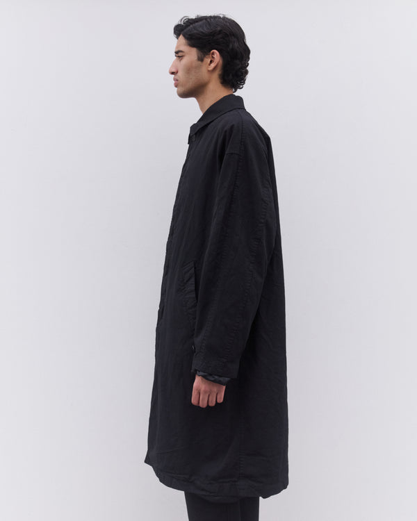CDG Homme - Men’s Garment Dyed Coat - (Black)