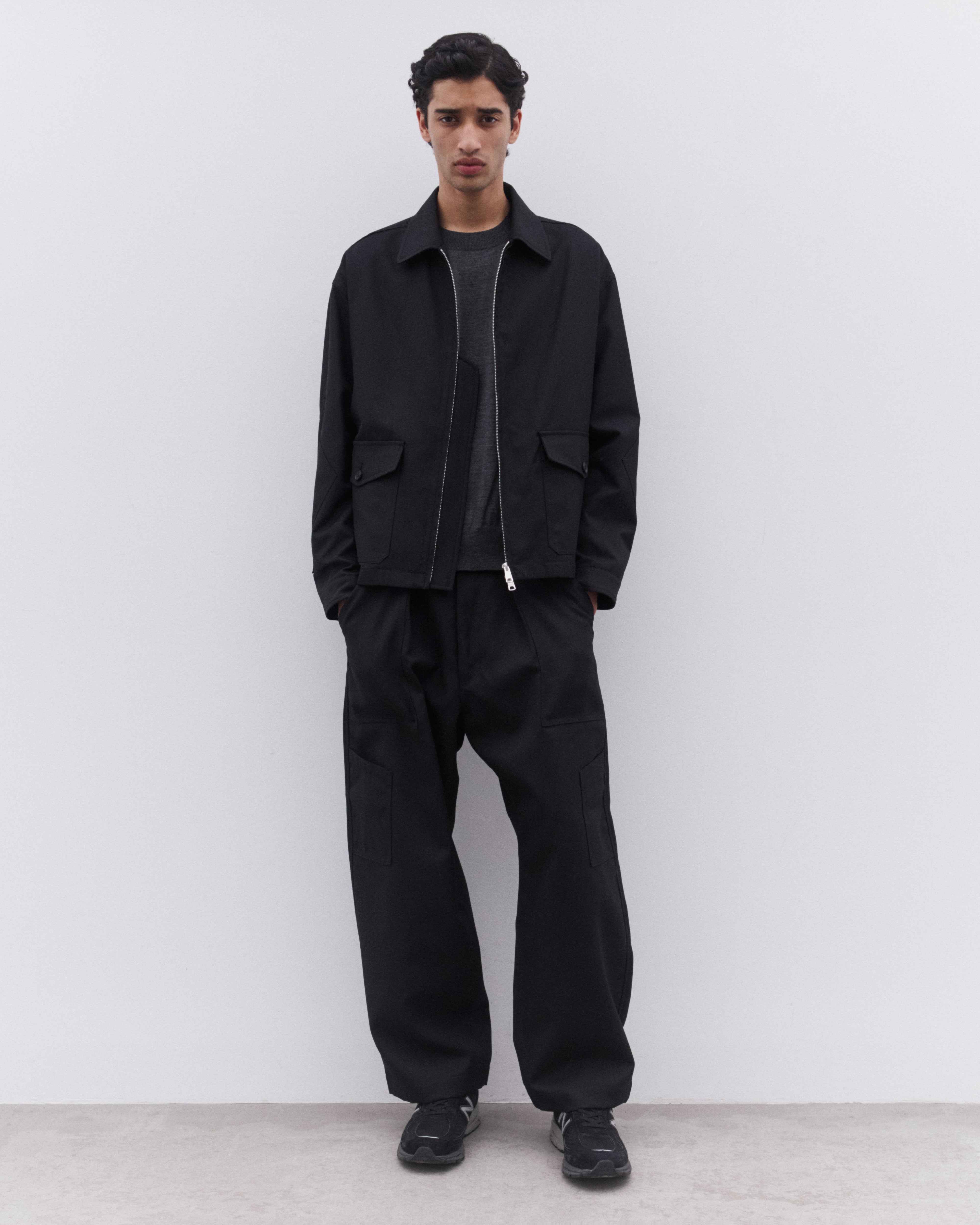 CDG Homme: Men's Zip Jacket (Black) | DSML E-SHOP