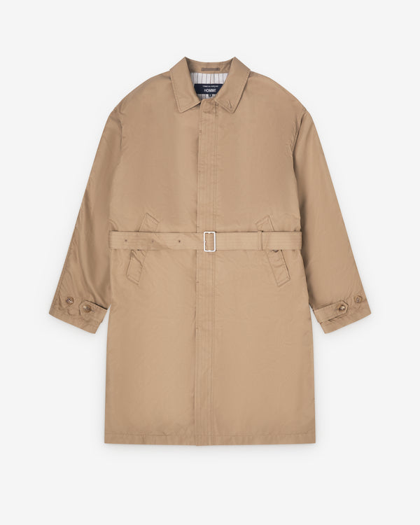 CDG Homme - Men's Belted Car Coat - (Beige)